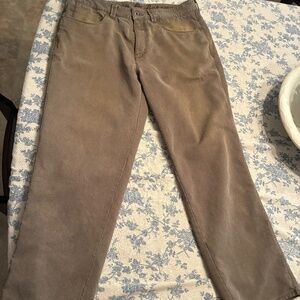 Tommy Bahama olive green tencel pants x32o